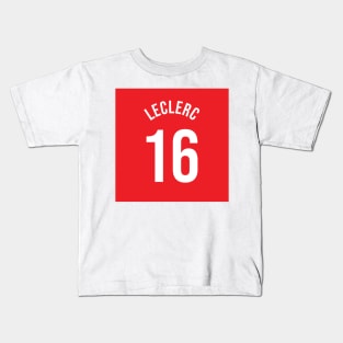 Leclerc 16 - Driver Team Kit 2023 Season Kids T-Shirt